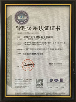 YANZHENG管理体系认证证书